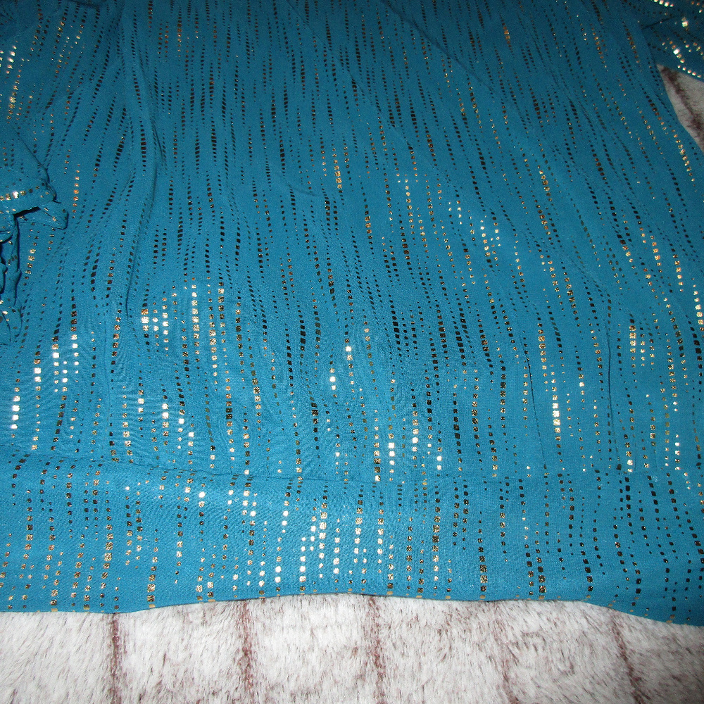 Metallic Retro Blouse - Picture 4 of 5